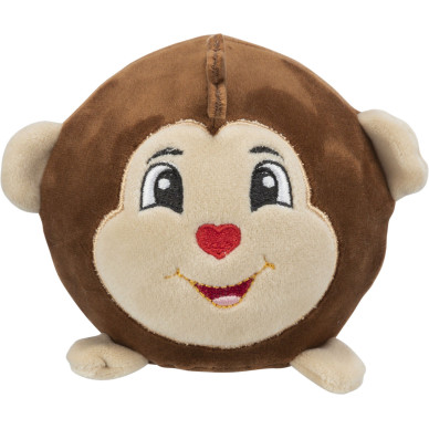 Trixie maimuță cu memory foam, jucărie pluș pentru câini, 11 cm